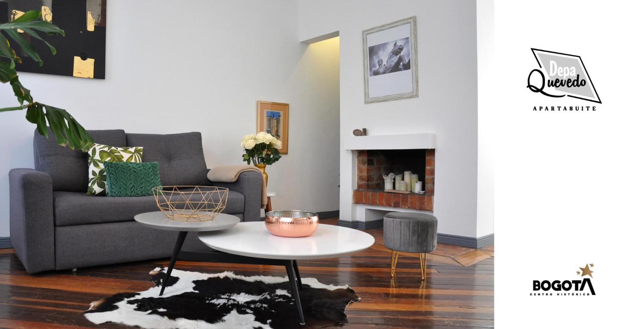 Depa Quevedo - Trendy Revamped Flat - Exceptional Spot In Bogota'S Historic Colonial Square - Candelaria Buitenkant foto
