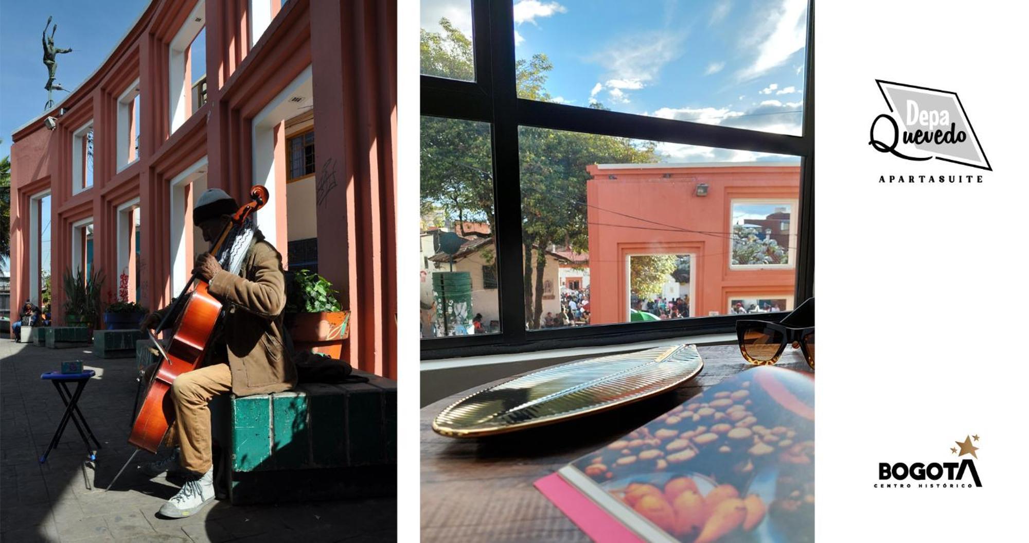 Depa Quevedo - Trendy Revamped Flat - Exceptional Spot In Bogota'S Historic Colonial Square - Candelaria Buitenkant foto