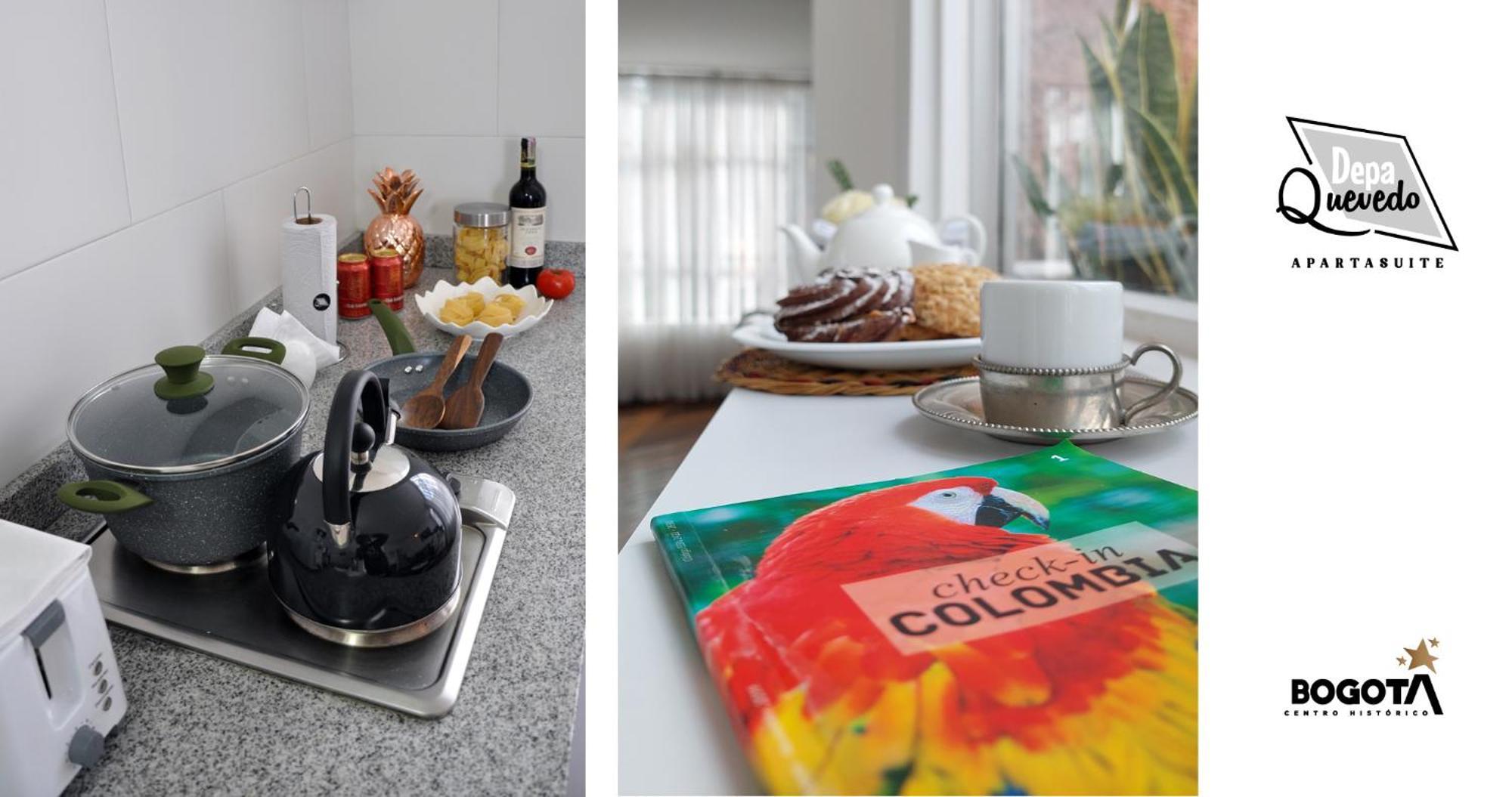 Depa Quevedo - Trendy Revamped Flat - Exceptional Spot In Bogota'S Historic Colonial Square - Candelaria Buitenkant foto