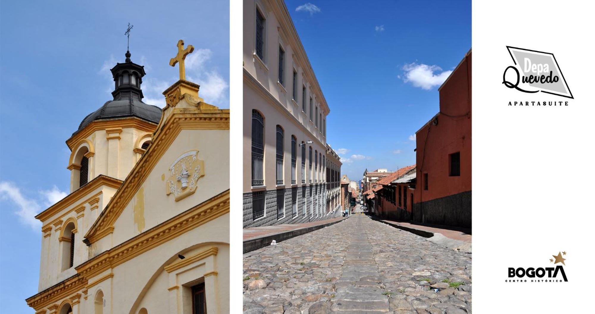 Depa Quevedo - Trendy Revamped Flat - Exceptional Spot In Bogota'S Historic Colonial Square - Candelaria Buitenkant foto